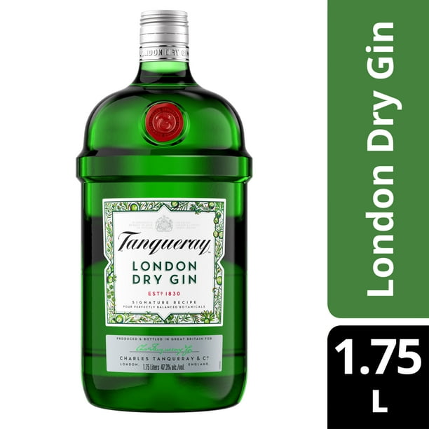 Tanqueray London Dry Gin, 1.75 L, 47% ABV for Bar Use - Walmart