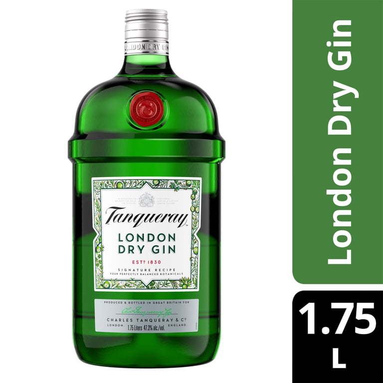 tanqueray Tanqueray London Dry Gin, 1.75 L, 47% ABV - Walmart.com