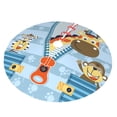thumbnail image 2 of Kll 48" Christmas Tree Skirt Giraffe Come Out From Zipper Xmas Tree Skirts Mat For New Year Xmas Holiday Party Indoor Outdoor Home Decoration, 2 of 9