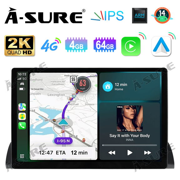 Asure 13.1" 4 64G Car Stereo For Honda Accord X (2018-2021) with Android 14 / CarPlay Radio / BT 5.0