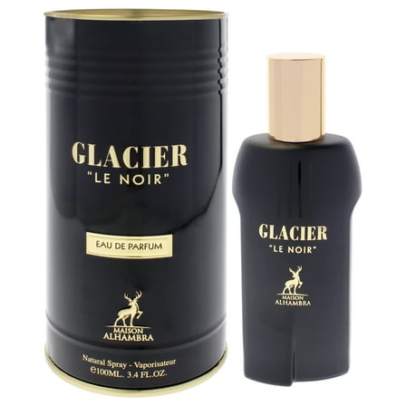 Glacier Le Noir by Maison Alhambra for Men - 3.4 oz EDP Spray