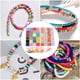 thumbnail image 3 of 2 Cajas de Abalorios de Arcilla Polimérica, Abalorios Colgantes, Espaciador Plano, de Letras Sueltas para Collar, Brazaletes, Pulseras, 3 of 8