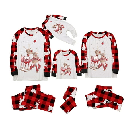 

Matching Christmas Pajamas Set Pajamas Sets for Women Xmas Matching for Adults Kids Holiday Home Xmas Family Sleepwear