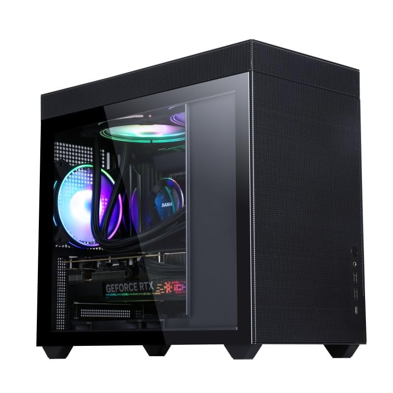 SAMA IM01 Pro BKG Black Micro ATX Mini-ITX High Airflow Mid Tower
