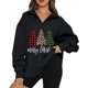 thumbnail image 1 of Pntutb, camisas informales de manga larga para mujer, jersey holgado con cuello en V y estampado navideño, sudadera, tops tipo túnica Pntutb Pntutb-726, 1 of 5
