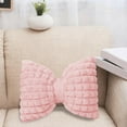 thumbnail image 5 of AuroraX Decorative Throw Pillows for Couch,Bow Shaped Cute Pink Aesthetic Throw Pillow,Sofa Couch Home Valentines Day Decor Gifts for Women Men, 5 of 6