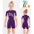 thumbnail image 4 of Naiovety DiveSail Trajes de neopreno para niños Traje de buceo de cuerpo completo Pantalones de manga corta Traje de baño para niños Buceo Snorkel Surf Deportes acuáticos Púrpura XXL Naiovety OD003679-10, 4 of 6