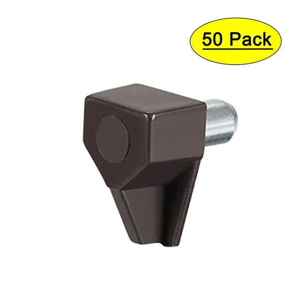 50pcs Plastic Shelf Support Pegs,5mm Cabinet Shelf Clips ...