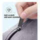thumbnail image 4 of Bearachild Estuche para auriculares Banco de energía U Bolsa de disco Organizador digital Contenedor de teléfono Estuche de transporte Cierre de Cables de audio/vídeo Gris, 4 of 6