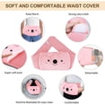 thumbnail image 3 of LZCKDPX Hot Water Bottle wtih Cover, Hot Water Bag, 1L Rubber Warm Hot Water Bottles Pouch with 130cm Long Soft Waist Cover for Neck, Shoulder, Back, Hand, Legs and Period Pain Relief, 3 of 7