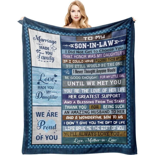 LHSHID Mother in Law Gifts from Daughter in Law Mother in Law Gifts Blanket Mother in Law Birthday Gifts Mother in Law Gifts Ideas for Christmas for Mother in Law Throw Blankets 30x40in