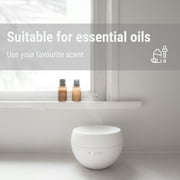 Stadler Form aroma diffuser Jasmine, with interval mode, suitable for essential oils, for bedroom, living room and childrens room, cable operation, black