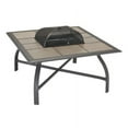 thumbnail image 6 of Mainstays Holten Ridge 5-Piece Tile-Top Fire Pit Chat Set with Gray Cushions, 6 of 8
