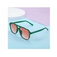 thumbnail image 3 of Lentes De Sol Xtellar verde Piloto Estilo Vintage De Plástico Lente Tea, 3 of 4