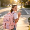thumbnail image 2 of Plaid Bow Decor Backpack, Cute Casual Travel Daypack with Multi Pockets, Fashion Rucksack, Shoulder Bag for Daily, Weekend Outing, Shopping and Outdoor Leisure Activities, 2 of 4