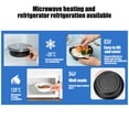 thumbnail image 4 of Taotanxi Packaging Box Circular Lunch Box Food Grade Fast Food Box Lunch Box With Lid That Can Be Refrigerated Or Microwave Heated, 4 of 6