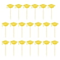 thumbnail image 1 of 20 piezas 2017 gorro de graduación para decoración a pastel, decoración para de graduación, oro, 1 of 7