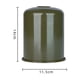 thumbnail image 2 of Cubierta de tanque de gas plana para acampar al aire libre Cubierta de tanque de gas de estilo retro Cubierta protectora de metal Cubierta de combustible Accesorios para estufa, 2 of 4