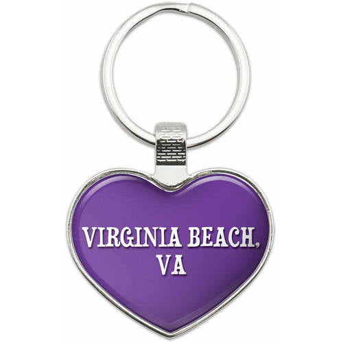 Virginia Beach Square Key Chains 