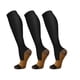 thumbnail image 1 of 3 pares de calcetines de compresión de cobre para hombre y mujer, de 20 a 30 mmHg, hasta la rodilla, con soporte para pantorrillas, XXL, 1 of 6