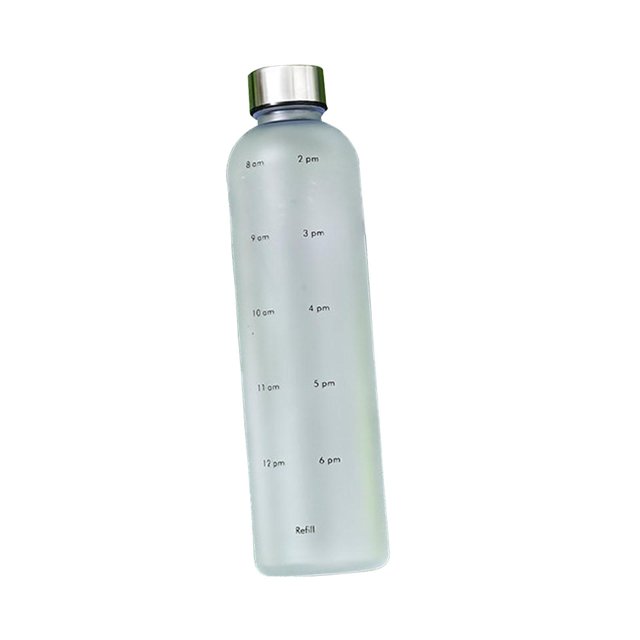 Botella de agua Jarra de agua resistente Botella de agua deportiva esmerilada reutilizable a prueba de fugas para