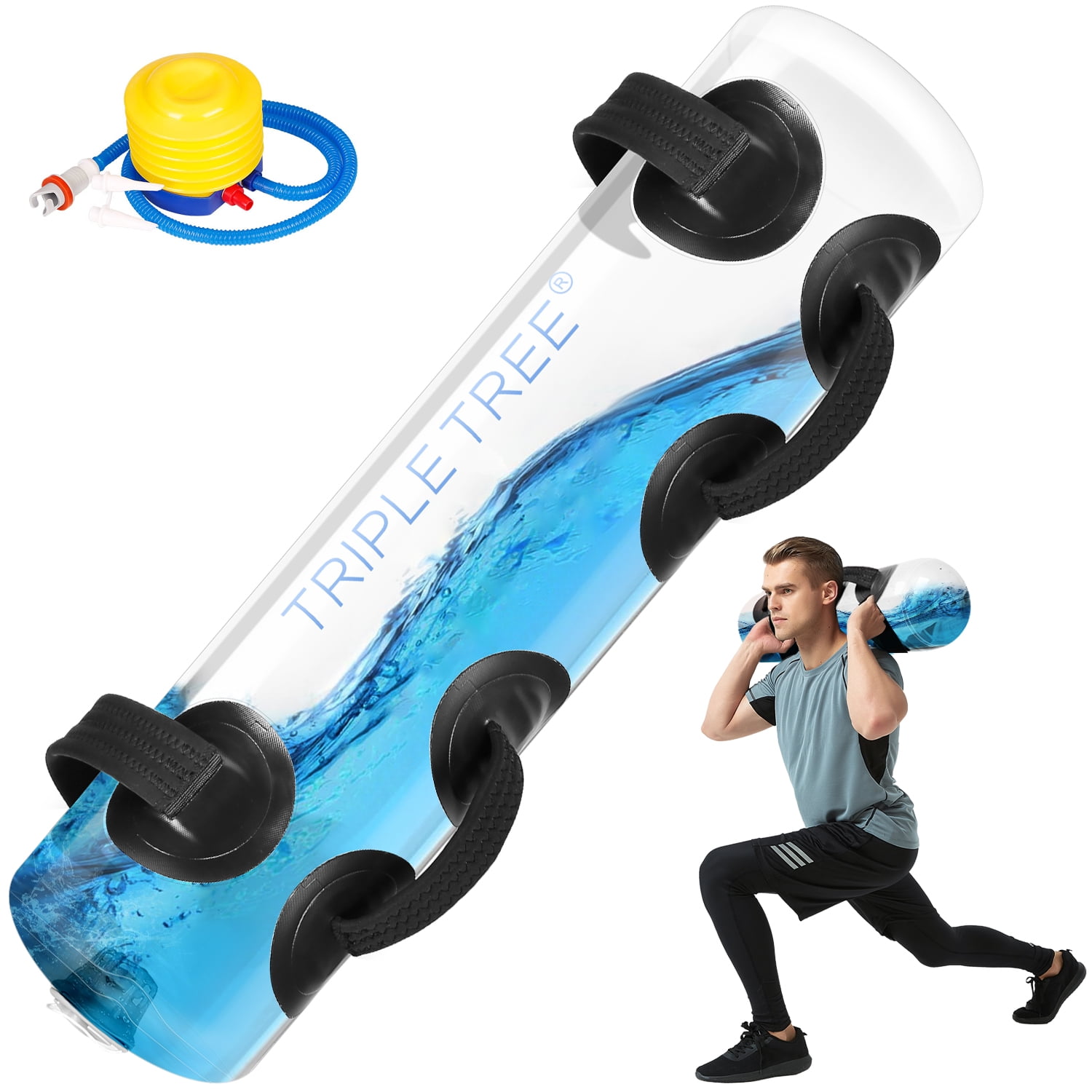Aqua Bag SandBag For Fitness Equipment w Water Home Gym Workout Sand Bag Training Walmart