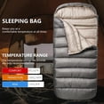 thumbnail image 5 of 0  Sleeping Bag XL for Adults Cold Weather Sleeping Bags Winter Big and Tall Large Sleeping Bags Zero  Camping, 5 of 6