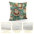 thumbnail image 4 of PHYHOO Cute Christmas Throw Pillow Cover,Cartoon Snowman Winter Holiday Cushion Cover Merry Christmas Decorative Pillowcase Square for Home Sofa Bed, 4 of 5