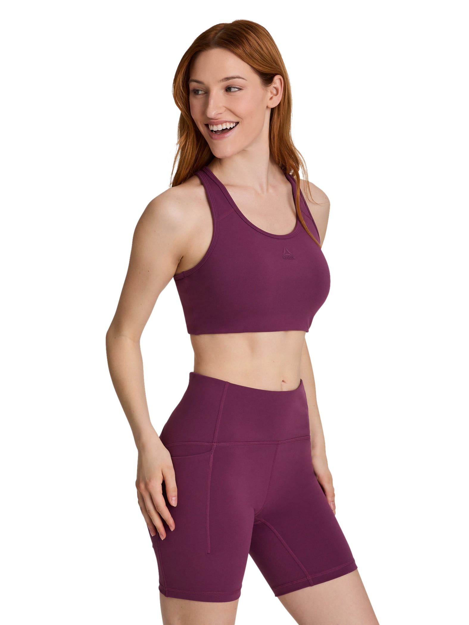 Reebok Women's Medium Impact Reflex Bra with Removable Cups, Sizes XS-4X