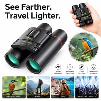 Ozark Trail 10x25mm Binoculars Compact Lightweight 10x