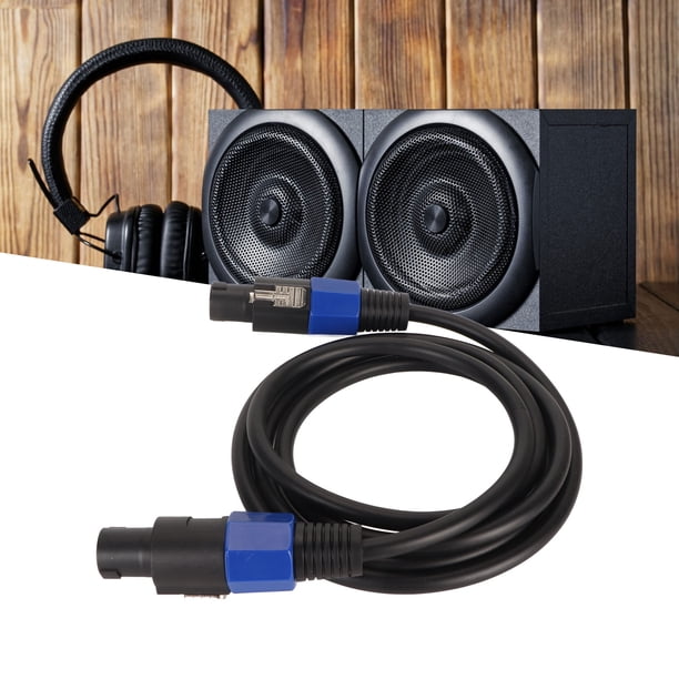 Cable Speakon, Cable De Audio Speakon Macho A Macho De PVC, Con Bloqueo Por Giro, Cable De Altavoz DJ Para Amplificador De Potencia De Altavoz De Escenario