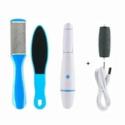 CNKOO Pedicure Kit, Spin Foot Callus Remover, Electric Feet Callus Removers Rechargeable Pedi Feet Care Perfect for Dead,Hard Cracked Dry Skin(Blue)