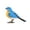 Blue, variant on Interactive Electronic Singing Bird Toy Realistic Flapping Motion Sound Activated Pet Cat Dog Stimulation Home Office Decoration Gift