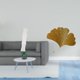 thumbnail image 2 of Pantalla de lámpara de pie,Lámpara minimalista para estudio,Esculturas de pared de hojas,Esculturas de pared de hierro forjado con forma de hojas de ginkgo,Escultura decorativa colgante de, 2 of 8