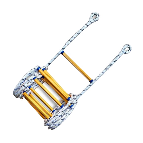 relayinert Scratch-proof Rope Ladder With Fine Stitching Easy Storage For Life-saving Anti-flame Escape Ladder