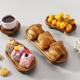 thumbnail image 4 of Bandeja de exhibición de madera con pedestal pequeño, bandeja elevada rústica de madera para joyería, perfumes, velas, plantas, decoración de mesa de estilo rústico., 4 of 8