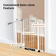 thumbnail image 5 of Magicorange Baby Safety Gate, Extra Tall 41 inch, Extra Wide 29.9" to 43.7" Pet Gate for Stairs and Doorway, No Drilling Pressure Mount Kit, White, 5 of 8