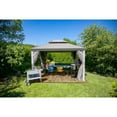 thumbnail image 5 of Sojag Taupe Curtains for Monaco/Messina/Mykonos Gazebos, 12 ft. x 12 ft., Spun, Outdoor Shades, 5 of 9