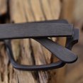 thumbnail image 2 of Caja de gafas para miopía con placa vintage y marco grande de madera con vetas, marco para gafas sin lentes para hombres y mujeres, 2 of 2