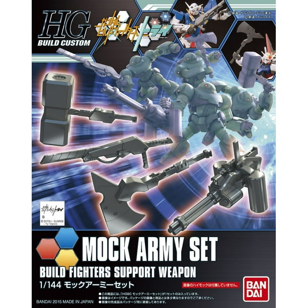 Bandai Hobby Gundam Build Custom Hgbc Mock Army Set Hg 1 144 Model Kit Walmart Com