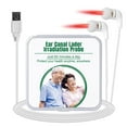 thumbnail image 4 of Bouchons d'Oreilles pour Thérapie par Lumière Rouge - Écouteurs Infrarouges pour Soulagement du Stress et Réduction du Bruit, Design en Silicone Doux avec Isolation Sonore 30dB, Rechargeable par USB pour Dormir, Voyager et Travailler, 4 of 9