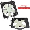 thumbnail image 2 of ECCPP 2 x Radiator Cooling Fan 674-59792 19030RCAA01 610690 620-234 674-59793 Replacement fit for 2003-2007 Honda Accord, 2 of 4