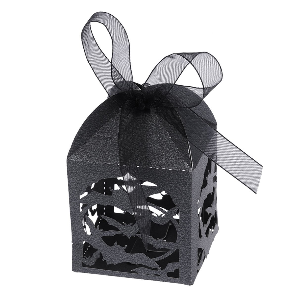 OUNONA 50PCS Hollow DieCut Favor Boxes Wedding Candy Boxes Wedding