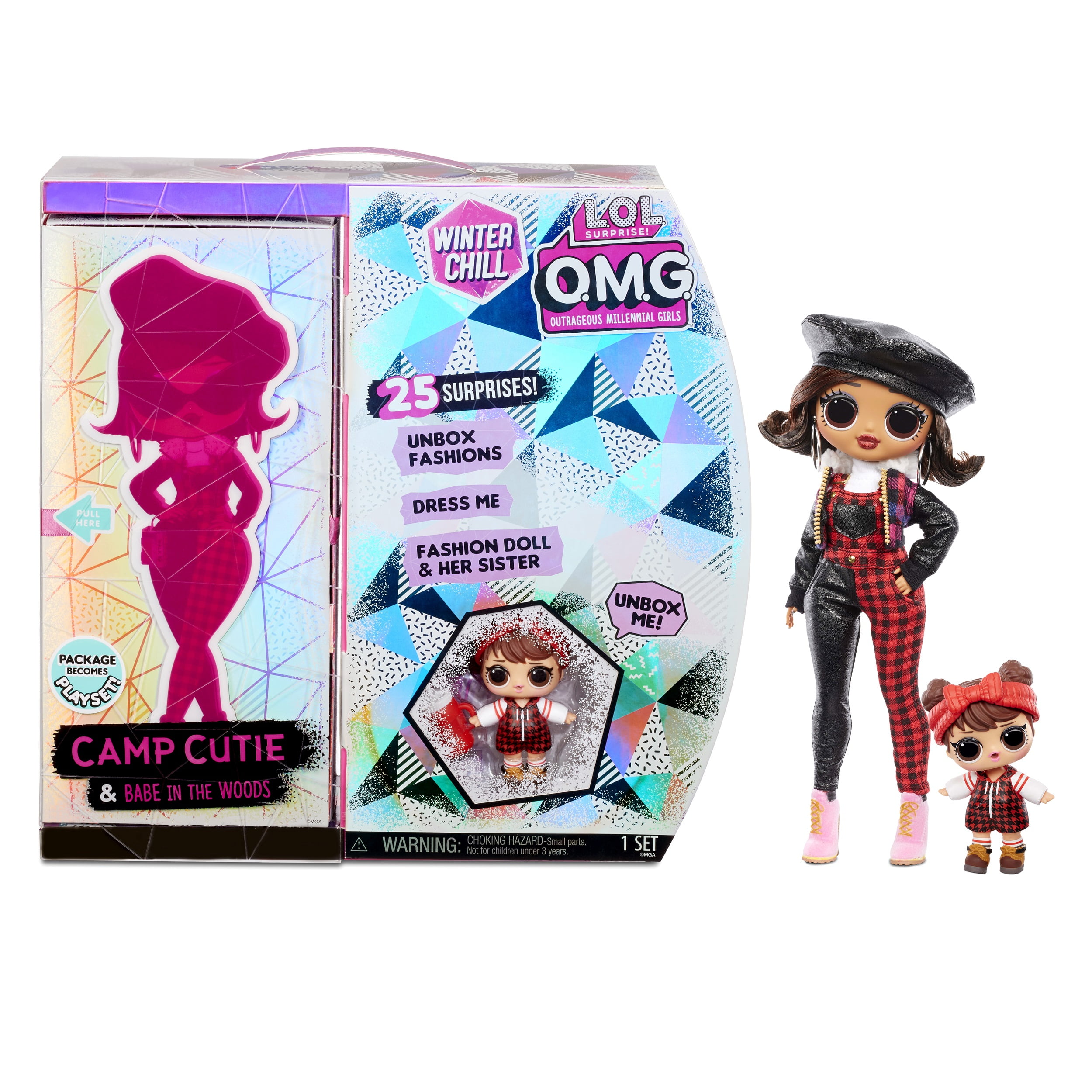 2020 LOL Surprise JK Neon Q.T Mini OMG Fashion Doll Real Hair QT Neonlicious 
