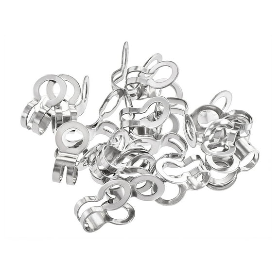 Uxcell 4mm 4.5mm Double Ring Ball Chain Connector 20 Count