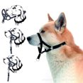 thumbnail image 2 of Collar de cabeza de perro suave, herramienta de entrenamiento sin tirones para perros pequeños, medianos y grandes en paseos, Collar de entrenamiento suave y Control L, 2 of 5