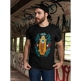 thumbnail image 2 of Skateboard Eye Art T-Shirt Men -Image by Shutterstock, Male 3X-Large, 2 of 4