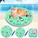 thumbnail image 1 of Alfombra de juego acuática para gatos y mascotas | Alfombrilla sensorial con sensor de agua espesa con peces flotantes | Almohadilla de enfriamiento interactiva | PVC duradero | Fácil configuración, 1 of 4