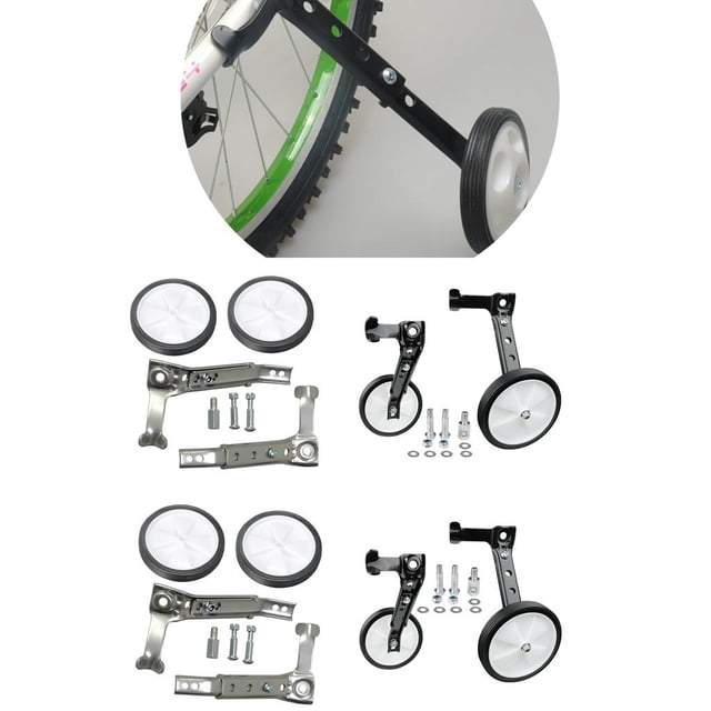 Equilibrador de Ciclo Macarena de Acero Ruedas de Entrenamiento de Bicicleta para Niños 4 Pares