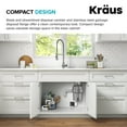 thumbnail image 5 of Kraus KWD210-75MGR 3/4 Hp Continuous Feed Garbage Disposal - Grey, 5 of 7